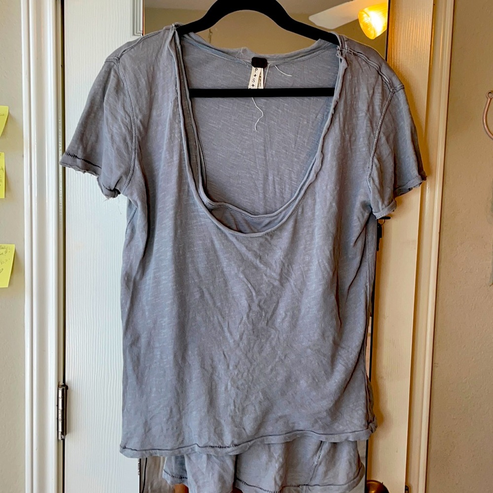 Free people layered top